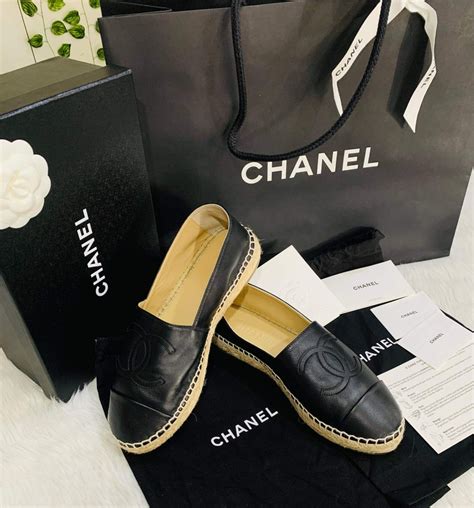 chanel espadrillas|authentic Chanel espadrilles for sale.